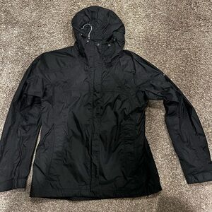 Black Columbia Rain Coat Jacket - Women’s Size Medium
